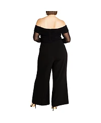 City Chic Plus Lana Jumpsuit