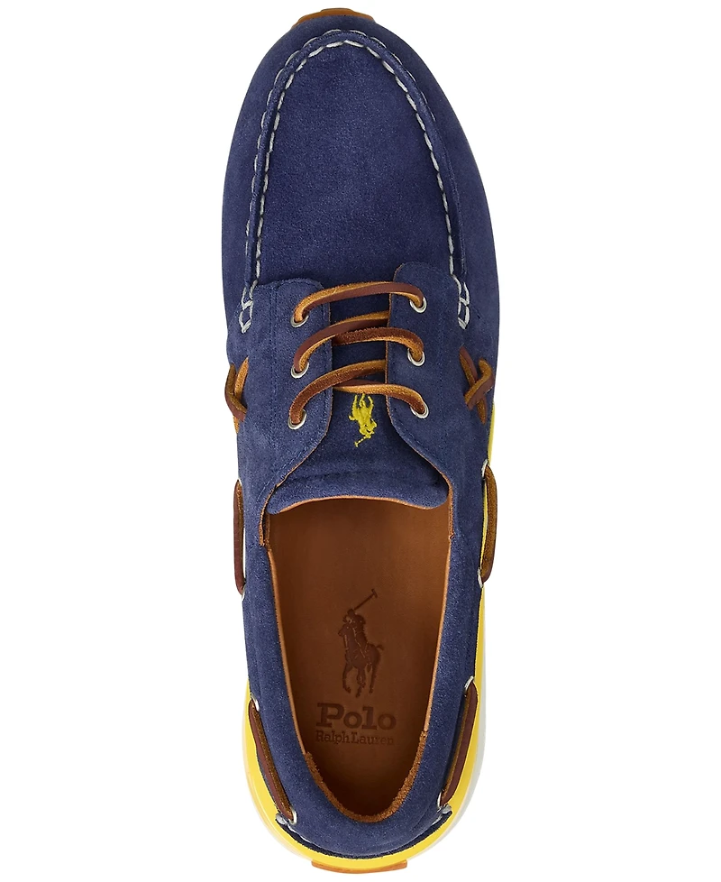 Polo Ralph Lauren Men's Train 89 Suede Moc-Toe Sneaker