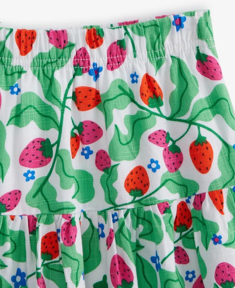 Big Girl Berry-Print Bubble Hem Skirt, Exclusively at Macy's