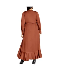 City Chic Plus Size Oki Maxi Dress