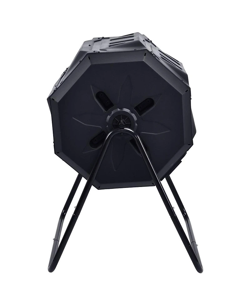 Slickblue Compost Bin Tumbler for Home Garden Waste Recycling and Composting