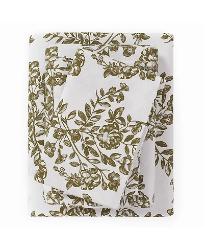 Linery & Co. 100% Turkish Cotton Flannel Printed Sheet Set