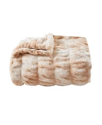 Linery & Co. Faux Fur Reversible Throw Blanket