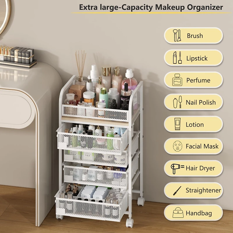 Makeup Organizer with Drawers, Skincare Storage