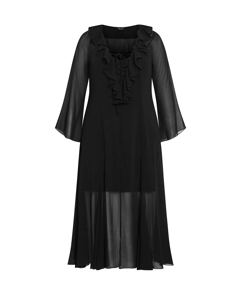 City Chic Plus Vamp Maxi Dress