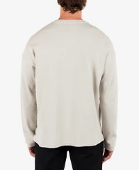 Hurley Men's Tradesman Thermal Long Sleeve Crew T-Shirt