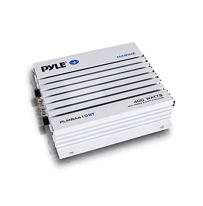 Pyle 4-Channel Marine Bluetooth Amplifier - 400 Watt Waterproof