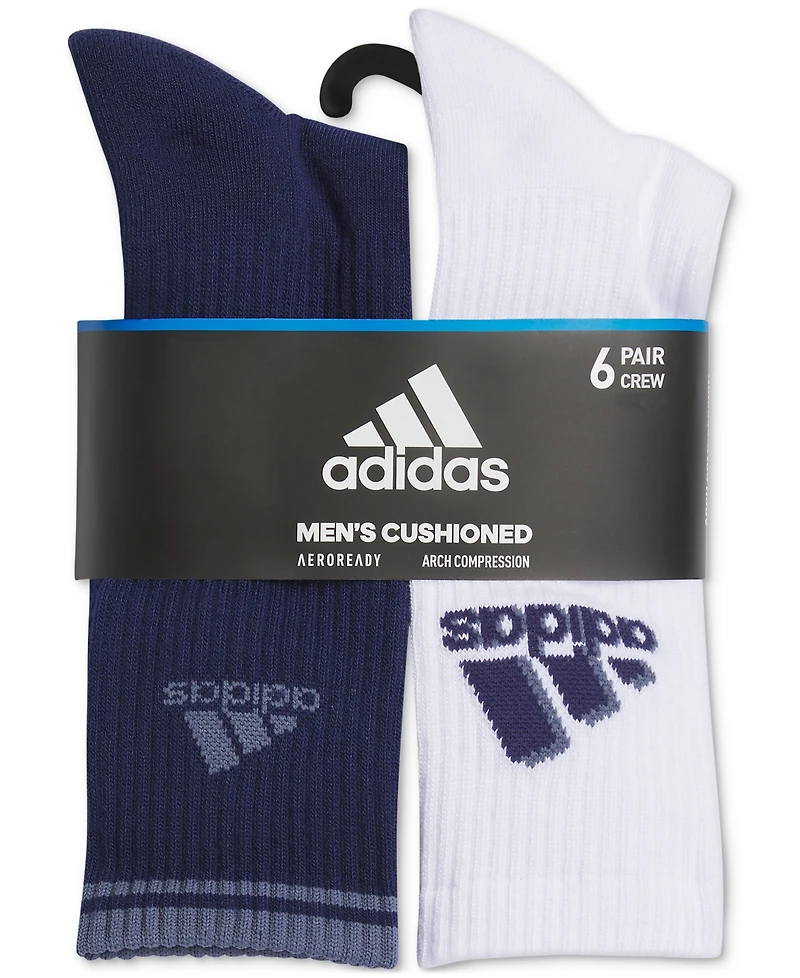 adidas Men's 6pk. Athletic Cushioned Crew Socks