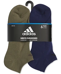 adidas Men's 6pk. Athletic Cushioned No-Show Socks