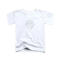 Green Lantern Boys White Logo Short Sleeve Juvenile Tee / T-Shirt