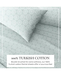 Linery & Co. 100% Turkish Cotton Winter Flannel Sheet Set