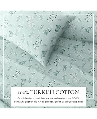 Linery & Co. 100% Turkish Cotton Winter Flannel Sheet Set