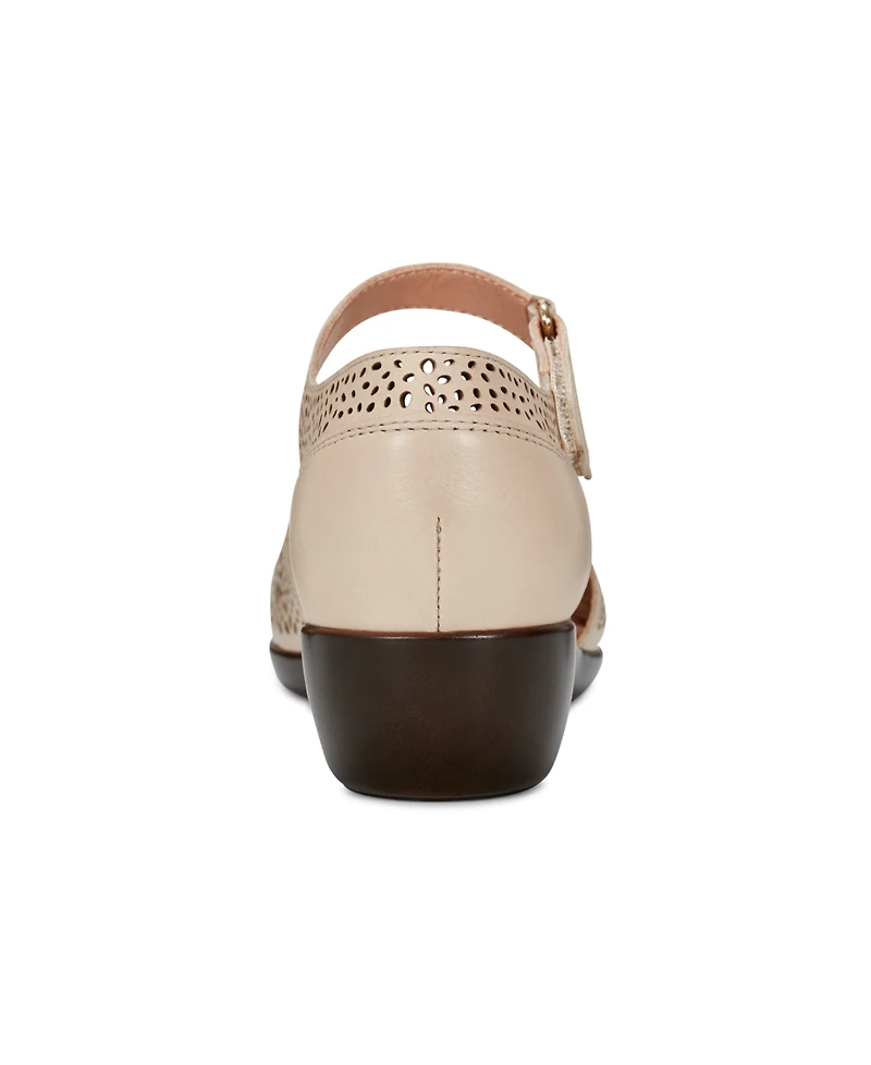 Easy Spirit Women's Denita Two-Piece Mary Jane Flats