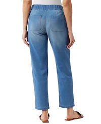 Gloria Vanderbilt Women's Knitology Anya Drawstring Straight-Leg Jeans