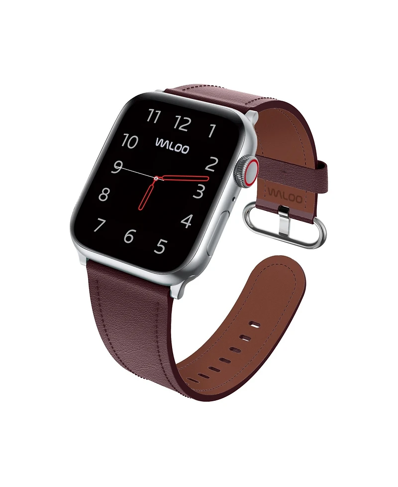 Waloo Classic Leather Band For Apple Watch