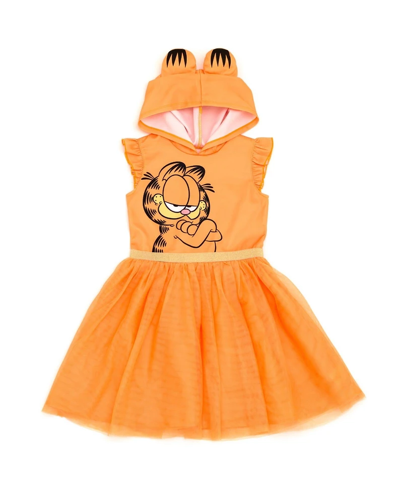 Garfield Little Girls Cosplay Tulle Tutu Dress to
