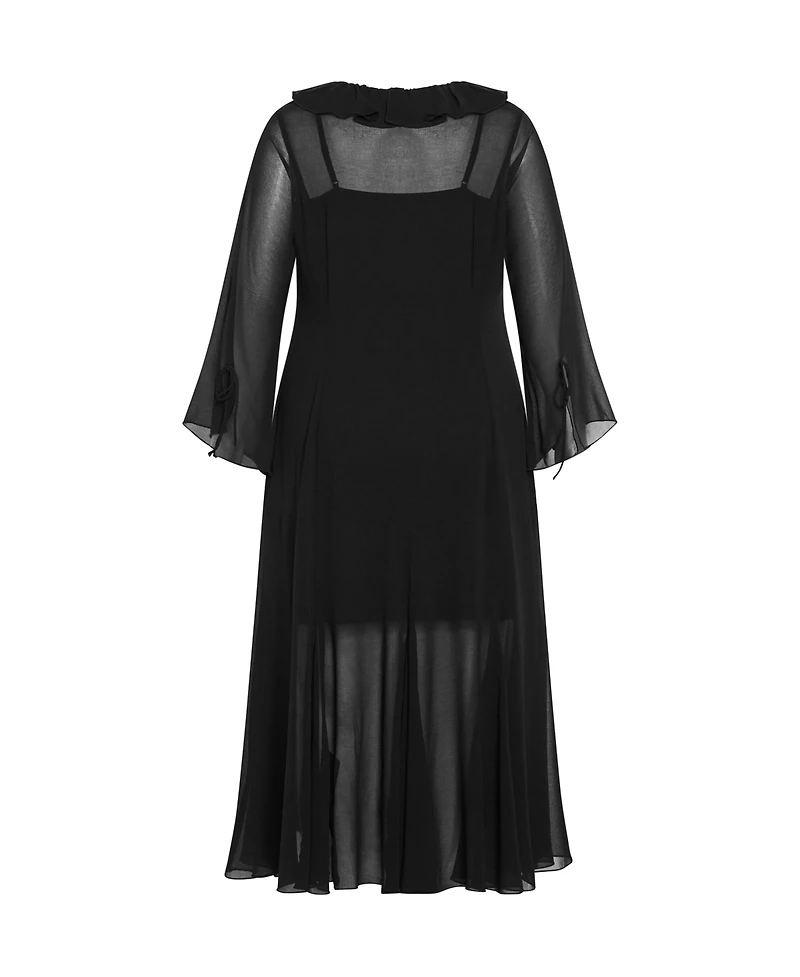 City Chic Plus Vamp Maxi Dress
