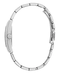 Guess Women's Analog Silver Tone Stainless Steel Watch, 27mm