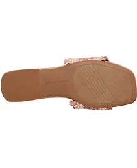 Easy Spirit Women's Graciela Raffia Block Heel Sandals