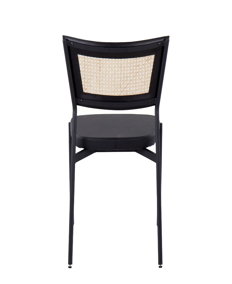 Lumisource 32" Metal Tania Contemporary Dining Chair, Set of 2