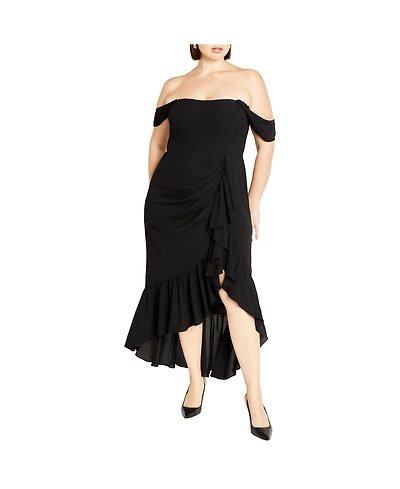 City Chic Plus Rosabella Maxi Dress