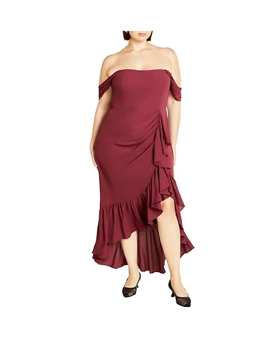 City Chic Plus Rosabella Maxi Dress
