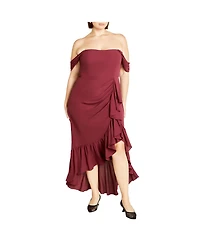 City Chic Plus Rosabella Maxi Dress
