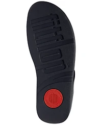 FitFlop Women's Fino Multi-Stone Leather Wedge Sandals