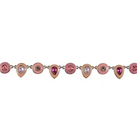 Laundry by Shelli Segal Multi Colored Enamel and Stone Collar Necklace