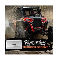 Pyle 2-Channel Weather-Resistant Audio Amplifier, Compact Class D, 1000W