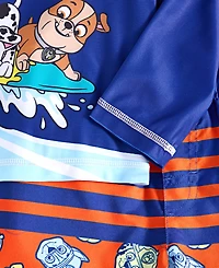 Paw Patrol Toddler Boys Rash Guard & Swim Trunks Two-Piece Swimsuit