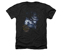 Batman Arkham Asylum Mens Killer Croc Adult Heather Tee / T-Shirt