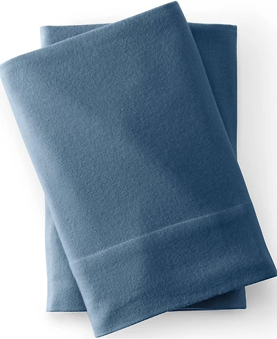 Lands' End Comfy Super Soft Cotton Flannel Pillowcases