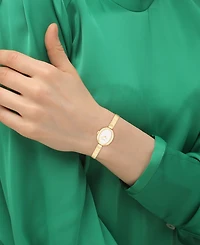 Coach Women's Sammy Gold-Tone Stainless Steel Bangle Bracelet Watch, 22.5mm