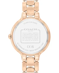 Coach Women's Chelsea Rose Gold Tone Stainless Steel Bracelet Watch, 36mm