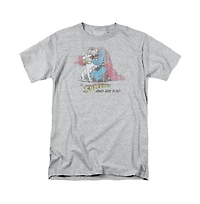 Superman Mens And His Dog Short Sleeve Adult Tee / T-Shirt