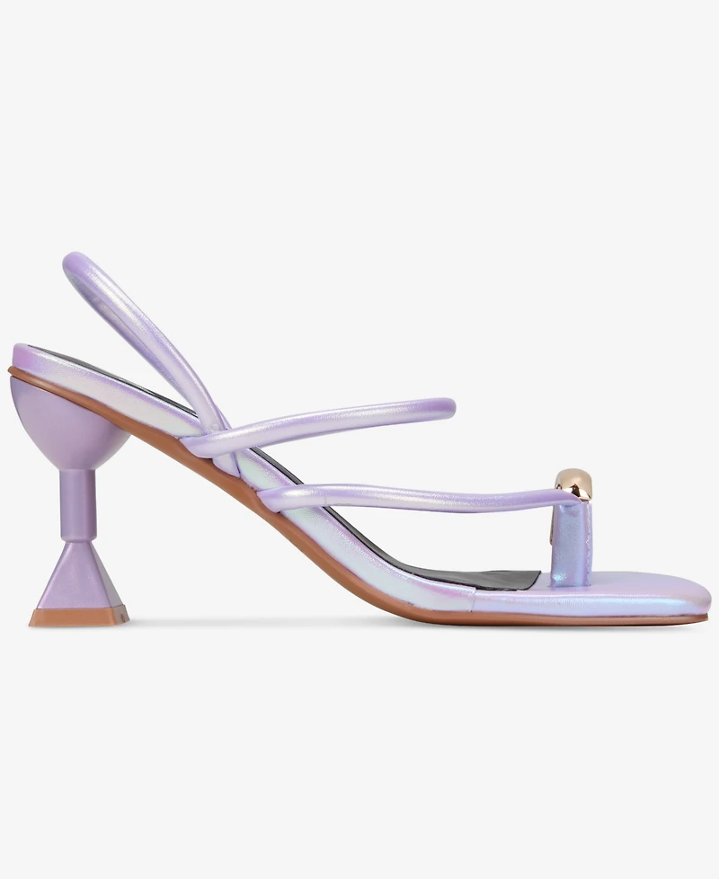 Smash Shoes Women's Whitney Gold Toe Strappy Dress Sandals - Extended Sizes Available