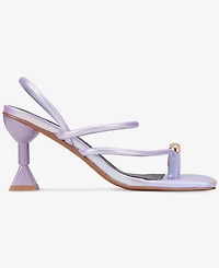 Smash Shoes Women's Whitney Gold Toe Strappy Dress Sandals - Extended Sizes Available