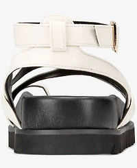 Smash Shoes Women's Ava Sport Flat Sandals - Extended Sizes Available