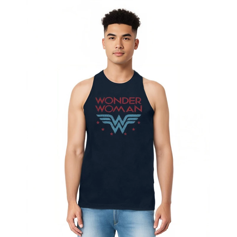Dc Wonder Woman Men's Comics Stars Adult Tank Top