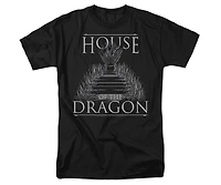 House Of The Dragon Men's Sword Throne Short Sleeve Adult Tee / T-Shirt
