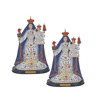 Fc Design "2-pc Set" 12"H Our Lady of Candle Statue Virgin of Candelaria Holy Figurine Statue Ornament Home Room Office Decor and Perfect Ideas for Ho