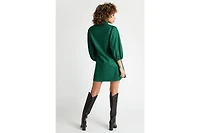 Caldwell Collection Women's Jess Faux Leather Button front Duster or Dress