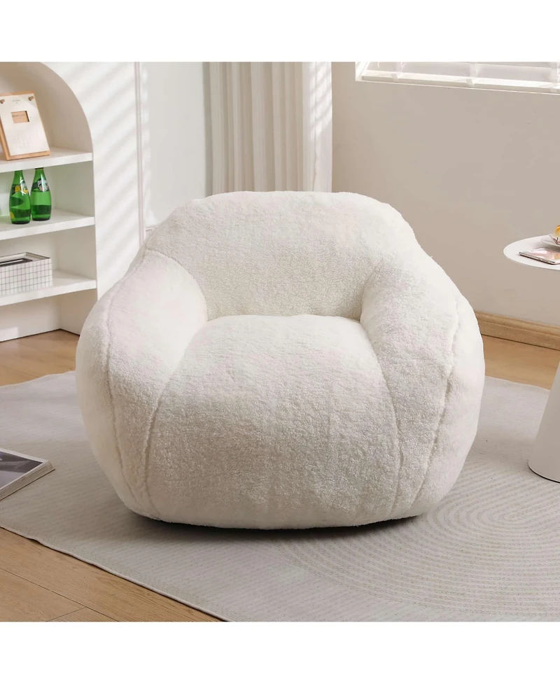 Giant Bean Bag Chair for Adults, Comfy Beanbag Couch with Armrests Living Room & Bedroom-The Pop Home