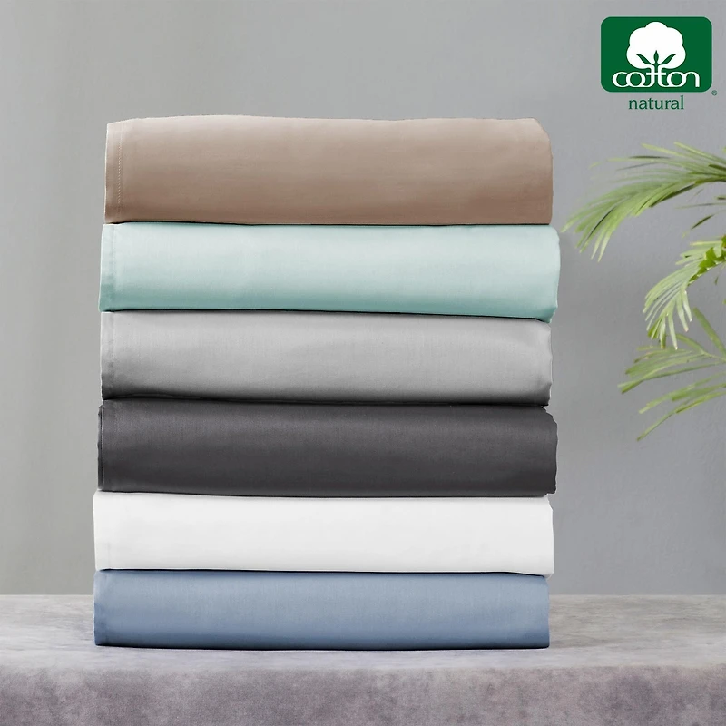 Deep Pocket King Fitted Sheet Only - Soft 100% Cotton Sateen