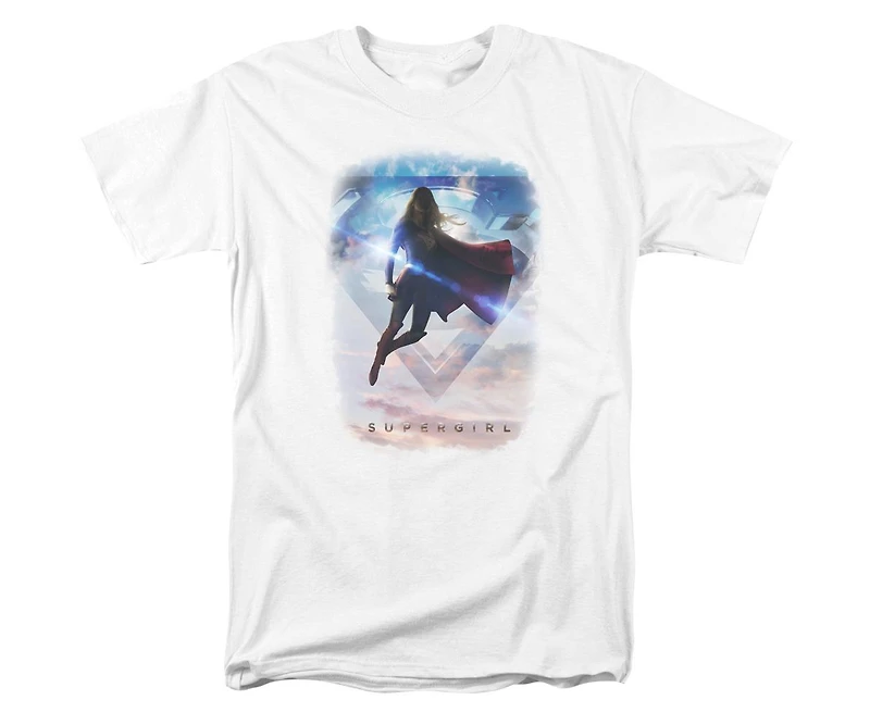 Supergirl Mens Endless Sky Short Sleeve Adult Tee / T-Shirt