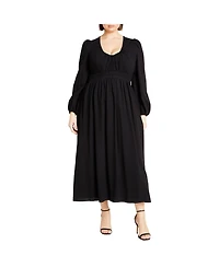 City Chic Plus Keyla Maxi Dress