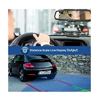 Pyle Car Camera & Rearview Mirror Display Kit, 4.3'' Lcd, Waterproof Backup Camera