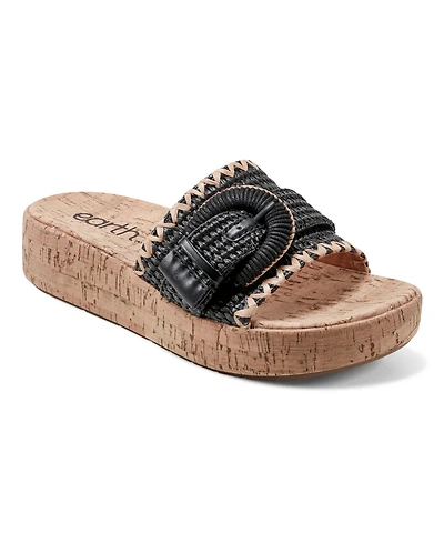 Earth Women's Samsy Platform Slide Sandals