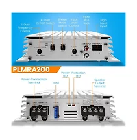 Pyle 2-Ch. Elite Series Marine Amplifier, Bridgeable 400W Waterproof Amp
